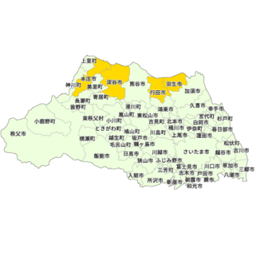 埼玉対応エリア地図